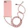 Mobigear Lanyard iPhone 7 TPU flexível Capa com cordão - Rosa
