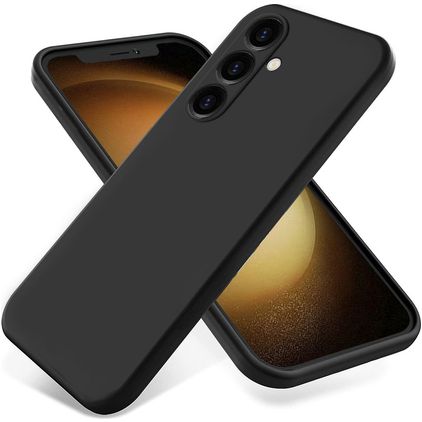 Mobigear Rubber Touch Samsung Galaxy S24 FE Silikon Skal - Svart