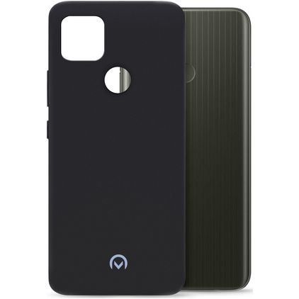 Mobilize Rubber Gelly Realme C25Y Flexible TPU Back cover - Matt Black