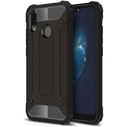 Mobigear Outdoor Huawei P20 Lite (2018) Hard Case Back cover Shockproof - Black