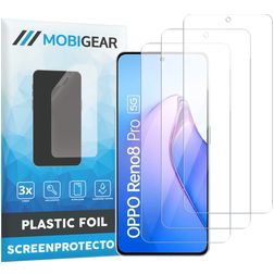 Mobigear OPPO Reno 8 Pro Screen Protector Film - Case Friendly (3-Pack)