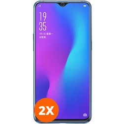 Mobigear OPPO RX17 Pro Vetro Protezione schermo - Compatibile con le cover (confezione da 2)