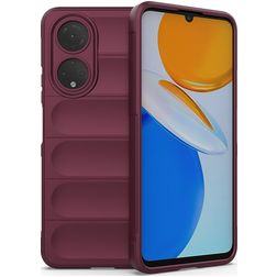 Mobigear Bumpy HONOR X7 TPU flexible Carcasa - Burdeos