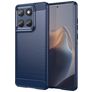 Mobigear Brushed Slim Motorola Edge 60 Fusion Flexibel TPU Skal - Blå