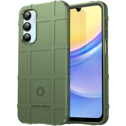 Mobigear Rugged Shield Samsung Galaxy A16 Elastyczne TPU Etui plecki Wstrząsoodporne - Zielony