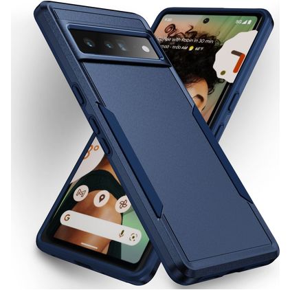 Mobigear Heavy Armor Google Pixel 7 Pro Fodral Hårdplast Skal Stötsäkert - Blå
