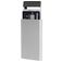 Mobiparts Cardprotector Tarjetero Aluminio - 6 tarjetas - Compatible con MagSafe - Plateado