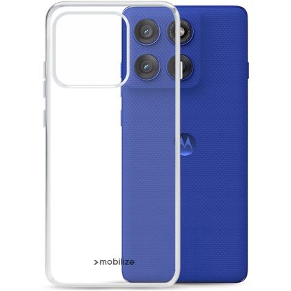 Mobilize Gelly Clear Motorola Edge 60 Pro Elastyczne TPU Etui plecki - Przezroczysty
