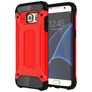 Mobigear Outdoor Samsung Galaxy S7 Edge Tvrdý plast Zadní kryt odolný proti nárazům - Červená