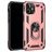Mobigear Armor Ring iPhone 12 Pro Hardcase Back cover Antiurto con anello - Oro rosa
