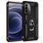 Mobigear Armor Ring Motorola Moto G82 Plástico rígido Capa traseira Antichoque com anel - Preto