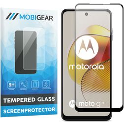 Mobigear Premium Motorola Moto G73 5G Vidro temperado Película de ecrã - Compatível com capas - Preto