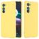 Mobigear Rubber Touch Motorola Edge 30 Silicona Carcasa - Amarillo