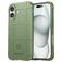 Mobigear Rugged Shield iPhone 16 Plus TPU flexible Carcasa Antigolpes - Verde