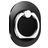 Mobigear Oval Sormusteline - Musta Universaali