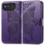 Mobigear Butterfly ASUS ROG Phone 6 Cover a libro portafoglio - Viola