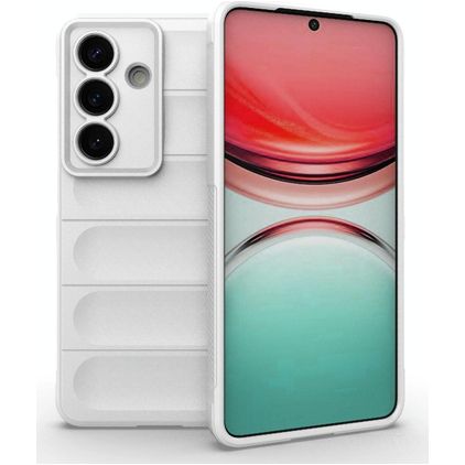 Mobigear Bumpy Samsung Galaxy S26 Flexibel TPU Skal - Vit