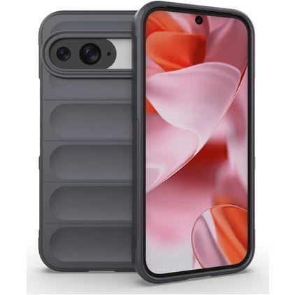 Mobigear Bumpy Google Pixel 9 Pro Fleksibel TPU Bagsidecover - Grå