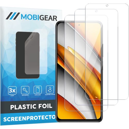 Mobigear POCO F3 Screen Protector Film - Case Friendly (3-Pack)