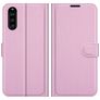 Mobigear Classic Sony Xperia 10 III Etui z klapką typu portfel - Różowy