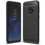 Mobigear Brushed Slim Samsung Galaxy S9 Flexibel TPU Skal - Svart