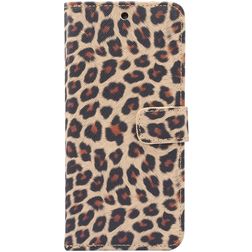 Mobigear Leopard Samsung Galaxy S20 Pungetui med Seddelrum - Gul