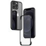 Valenta Full Cover iPhone 15 Pro Max Vetro temperato Back cover Antiurto - Trasparente / Nero