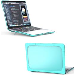 Mobigear Shockproof MacBook Pro 13 Inch (2016-2023) Hardshell MacBook Case - Turquoise - Model A1706 / A1708 / A1989 / A2159 / A2289 / A2251 / A2338