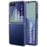 Mobiparts Hardcover Transparente Samsung Galaxy Z Flip 7 MagSafe Funda Plástico rígido Carcasa - Transparente