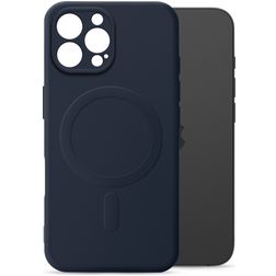 My Style Protective Flex iPhone 16 Pro Max MagSafe Elastyczne TPU Etui plecki - Granatowy