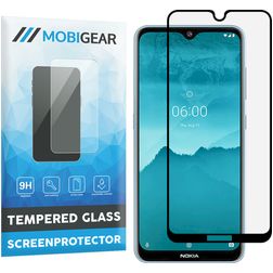 Mobigear Premium Nokia 7.2 Vidro temperado Película de ecrã - Compatível com capas - Preto