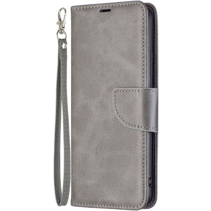 Mobigear Excellent Xiaomi Redmi Note 11T Cover a libro portafoglio - Grigio