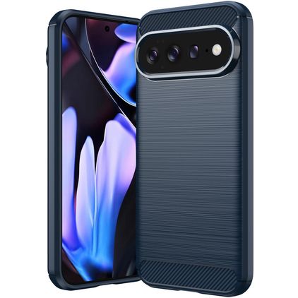 Mobigear Brushed Slim Google Pixel 11 Pro XL TPU flexible Carcasa - Azul