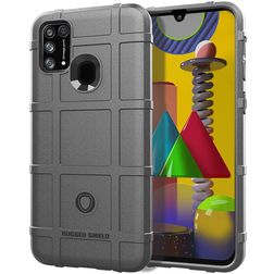 Mobigear Rugged Shield Xiaomi Redmi 9C Flexibilní TPU Zadní kryt odolný proti nárazům - Šedá