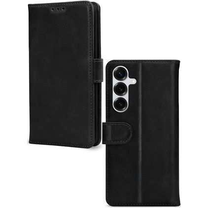 Mobilize Premium Gelly Samsung Galaxy S25 Plus Cover a libro portafoglio - Nero