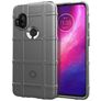 Mobigear Rugged Shield Motorola One Hyper TPU flexible Carcasa Antigolpes - Gris