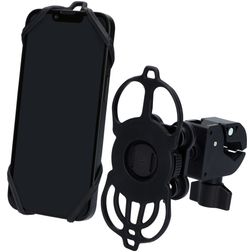 Mobiparts Bike Soporte de bicicleta Fijación al manillar Pinza Universal - Negro