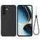 Mobigear Rubber Touch Samsung Galaxy A56 Silikone Bagsidecover - Sort