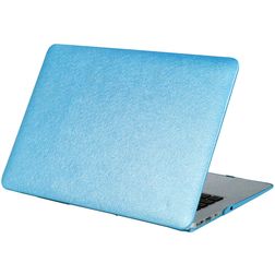 Mobigear Silk Texture MacBook Pro 15 tommer (2008-2012) Hardshell Laptopcover MacBook Case - Blå - Model A1260 / A1286