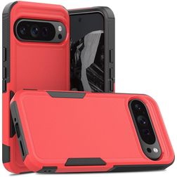 Mobigear Heavy Armor Google Pixel 9 Pro XL Hardcase Back cover Antiurto - Rosso