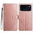 Mobigear Mandala iPhone 18 Pro Etui z klapką typu portfel - Różowe złoto