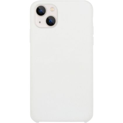 Mobigear Rubber Touch iPhone 15 Plus Silicona Carcasa - Blanco