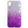 Mobigear Design iPhone XS Max TPU flexível Capa traseira - Roxo