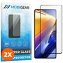 Mobigear Premium POCO F4 GT Vetro Protezione schermo - Compatibile con le cover - Nero (confezione da 2)