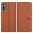 Mobigear Classic Motorola Moto G60 Wallet case - Brown