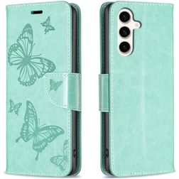 Mobigear Butterfly Samsung Galaxy S23 FE Cover a libro portafoglio - Verde
