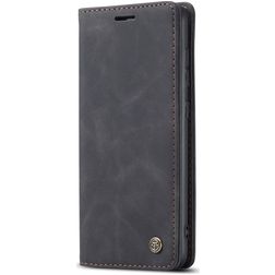 CaseMe 013 Samsung Galaxy A51 Pungetui med Seddelrum - Sort