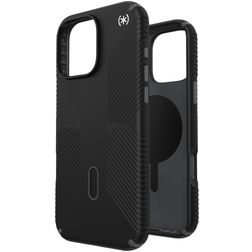 Speck Presidio2 Grip iPhone 16 Pro Max MagSafe Funda Plástico rígido Carcasa Antigolpes - Negro