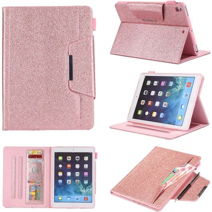 Mobigear Luxury iPad 8 (2020) Cover a libro + Portapenna - Rosa