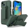Mobigear Explorer iPhone 14 Plus Funda Plástico rígido Carcasa Antigolpes con soporte - Verde